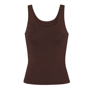 SKIMS G1 Cocoa Smoothing Collection Butter Tank Top Sz 3X  0182 NWT